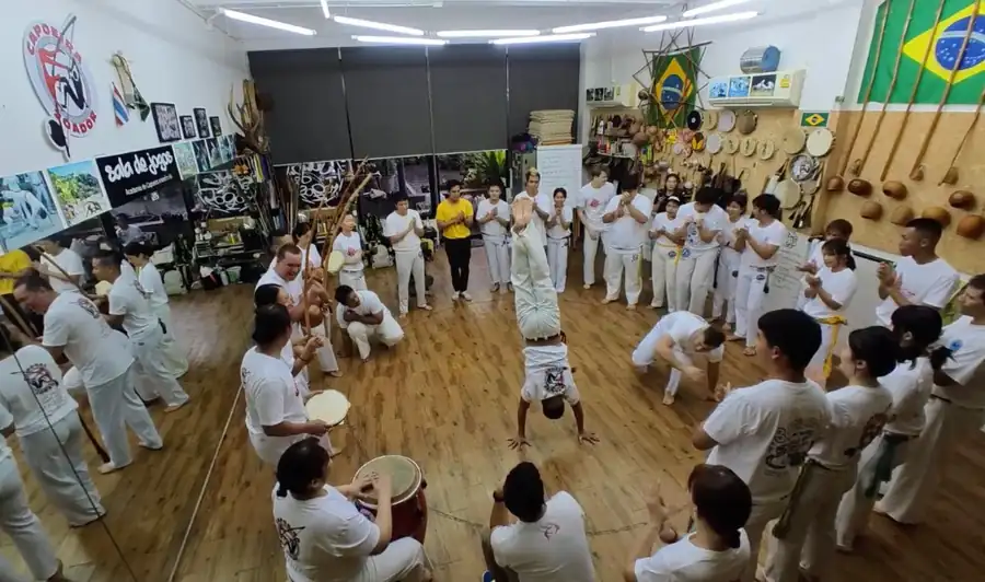 Capoeira in the roda