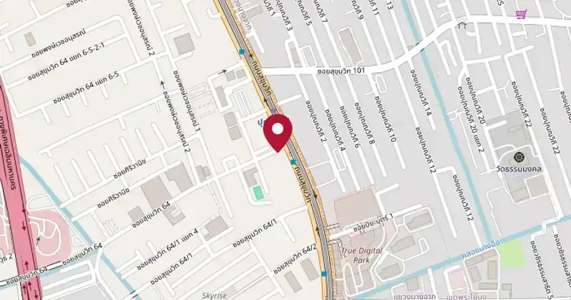 Capoeira Zoador Thailand Branch Map — Punnawithi Branch (Studio)